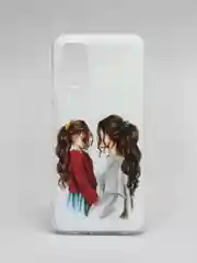 Молочный чехол Samsung Galaxy A03s силиконовый с рисунком (Самсунг Галакси А03с)