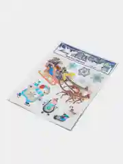 Вишнёвый новогодние наклейки на окно , стекло, зеркало