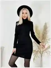 Черный платье женское