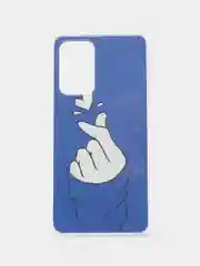 Лазурный чехол Samsung Galaxy A52 / A52s силиконовый, с рисунком (Самсунг Галакси А52)