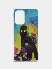 Тёмно-зелёный чехол Samsung Galaxy A52 / A52s силиконовый, с рисунком (Самсунг Галакси А52)