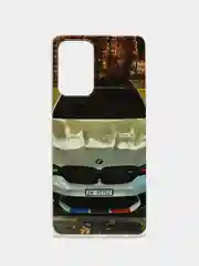 Хаки чехол Samsung Galaxy A52 / A52s силиконовый, с рисунком (Самсунг Галакси А52)