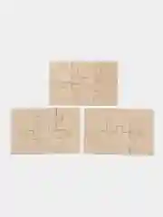 Деревянный пазл для малышей, 3 штуки