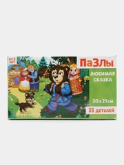 Пазлы "Маша и медведь", 35 элементов, MVOGUE