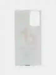 Белый чехол Samsung Galaxy A52 / A52s силиконовый, с рисунком (Самсунг Галакси А52)