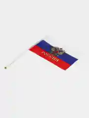 Голубой набор держателей (присосек) для флага, 3 х 2 см, без флага и трубочки