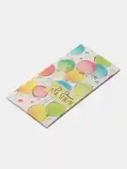 Кораллово-розовый конверт-открытка для денег подарочный "Универсальный", 75 видов