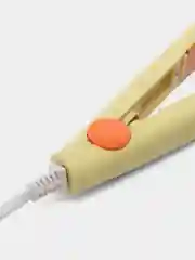 Желтый плойка мини  для волос