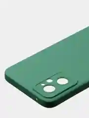 Зеленый чехол для Realme 9i (4G)/ Oppo A36 / Oppo A96 (4G) матовый с дополнительной защитой камеры