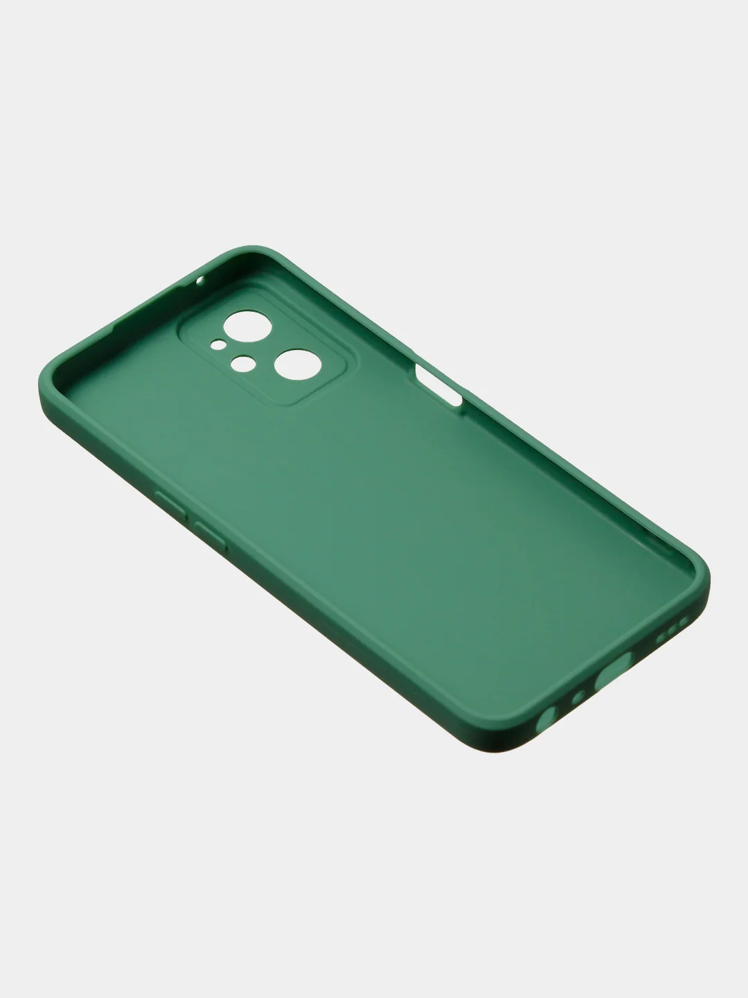 Зеленый чехол для Realme 9i (4G)/ Oppo A36 / Oppo A96 (4G) матовый с дополнительной защитой камеры