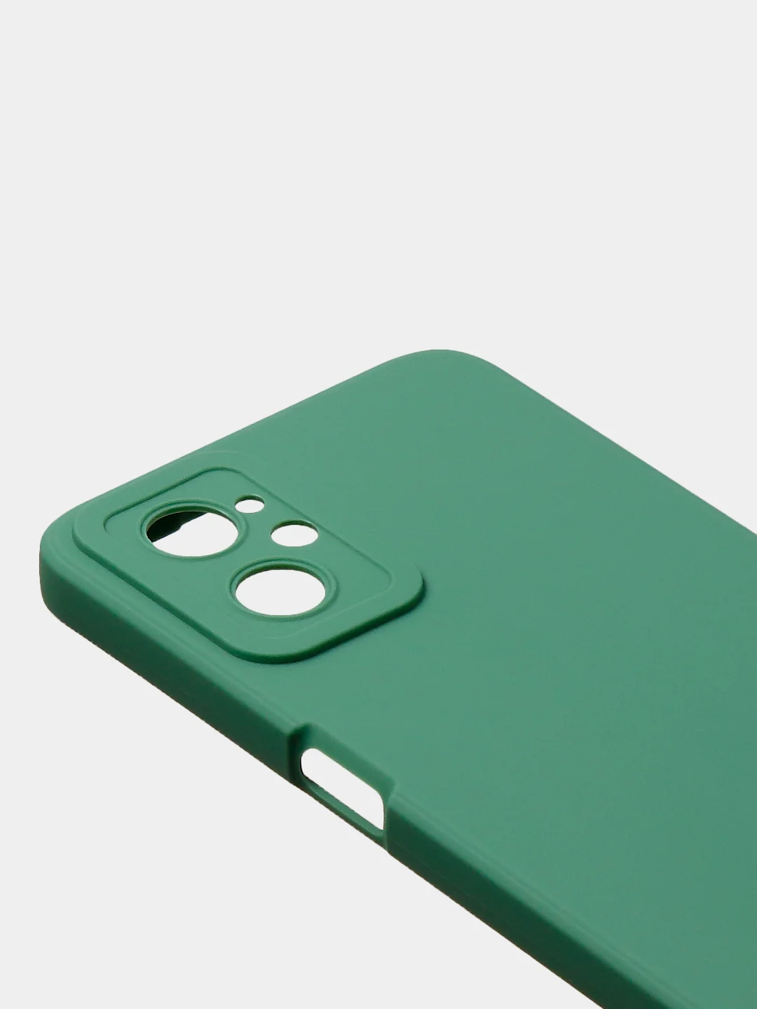 Зеленый чехол для Realme 9i (4G)/ Oppo A36 / Oppo A96 (4G) матовый с дополнительной защитой камеры