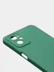Зеленый чехол для Realme 9i (4G)/ Oppo A36 / Oppo A96 (4G) матовый с дополнительной защитой камеры