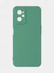 Зеленый чехол для Realme 9i (4G)/ Oppo A36 / Oppo A96 (4G) матовый с дополнительной защитой камеры