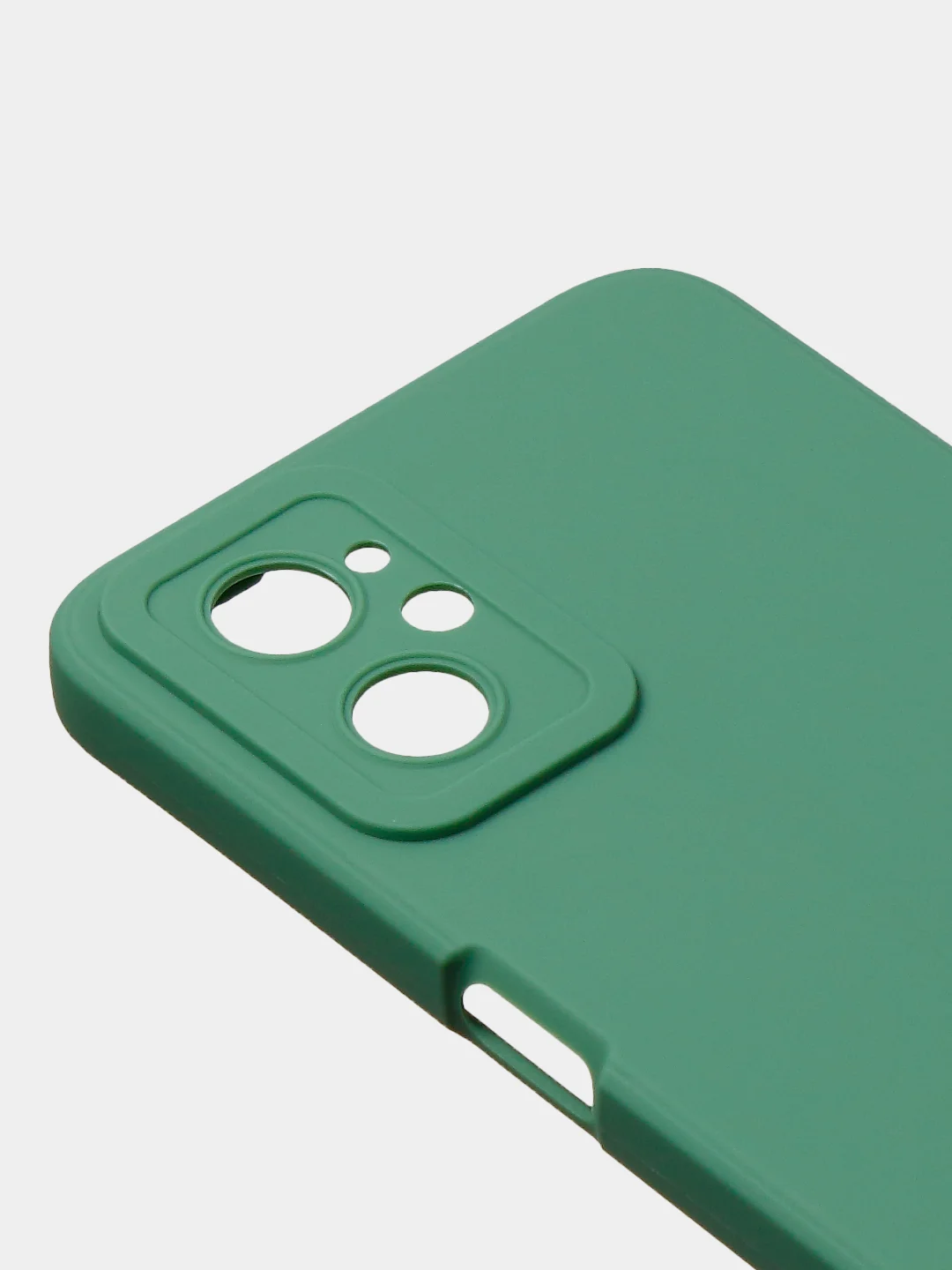 Зеленый чехол для Realme 9i (4G)/ Oppo A36 / Oppo A96 (4G) матовый с дополнительной защитой камеры