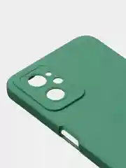 Зеленый чехол для Realme 9i (4G)/ Oppo A36 / Oppo A96 (4G) матовый с дополнительной защитой камеры