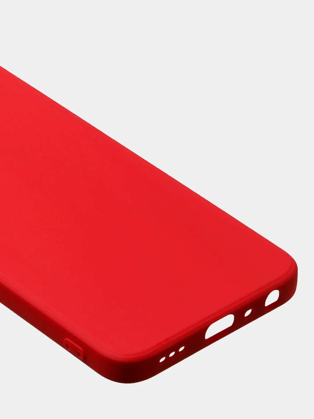 Красный чехол для Realme 9i (4G)/ Oppo A36 / Oppo A96 (4G) матовый с дополнительной защитой камеры