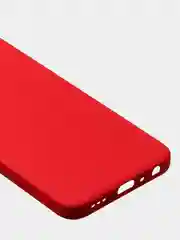 Красный чехол для Realme 9i (4G)/ Oppo A36 / Oppo A96 (4G) матовый с дополнительной защитой камеры