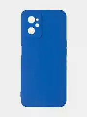 Синий чехол для Realme 9i (4G)/ Oppo A36 / Oppo A96 (4G) матовый с дополнительной защитой камеры