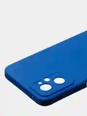 Синий чехол для Realme 9i (4G)/ Oppo A36 / Oppo A96 (4G) матовый с дополнительной защитой камеры