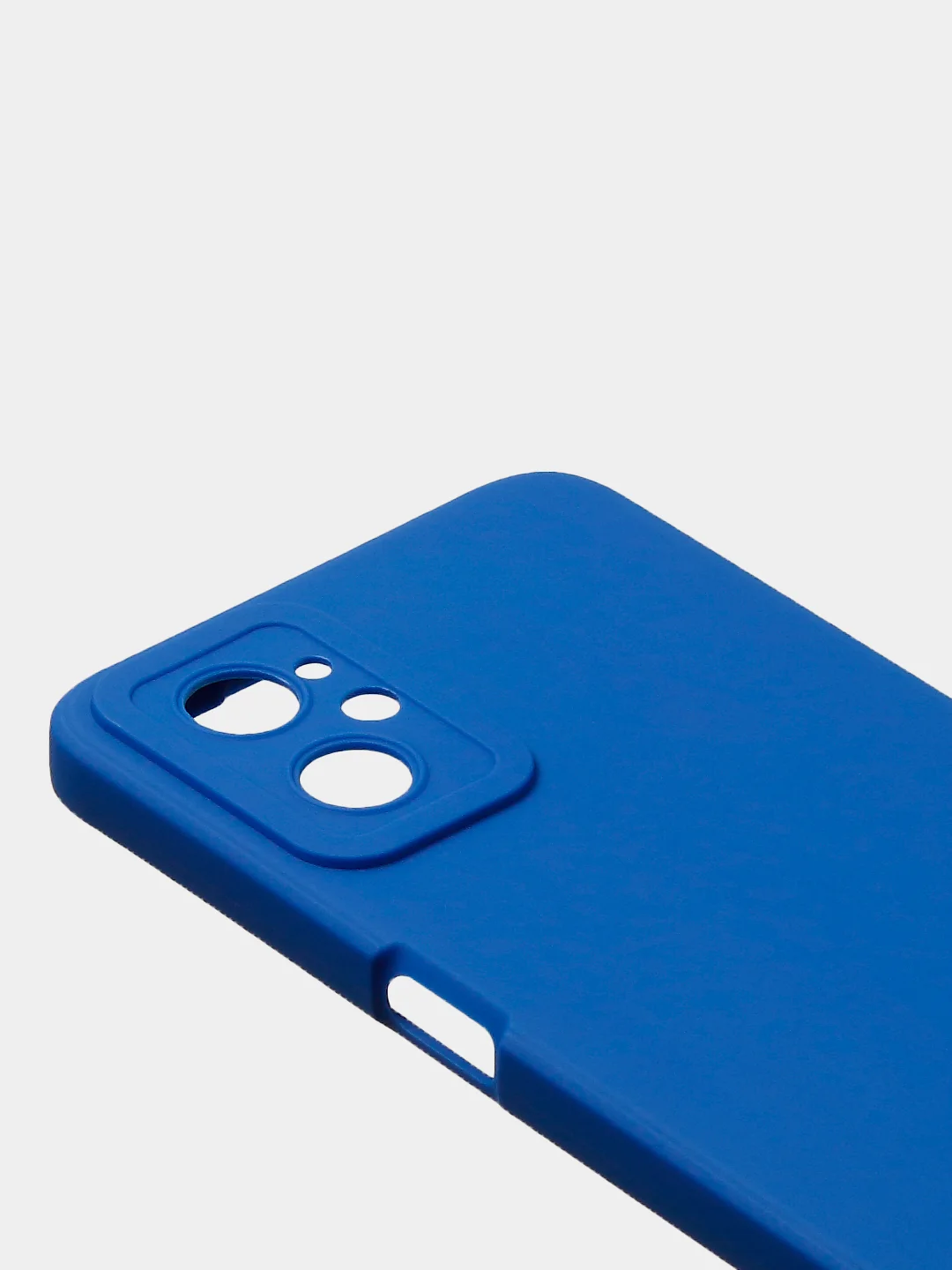 Синий чехол для Realme 9i (4G)/ Oppo A36 / Oppo A96 (4G) матовый с дополнительной защитой камеры
