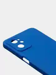 Синий чехол для Realme 9i (4G)/ Oppo A36 / Oppo A96 (4G) матовый с дополнительной защитой камеры