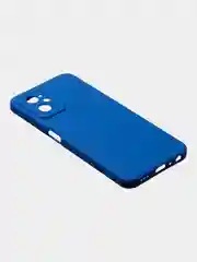 Синий чехол для Realme 9i (4G)/ Oppo A36 / Oppo A96 (4G) матовый с дополнительной защитой камеры