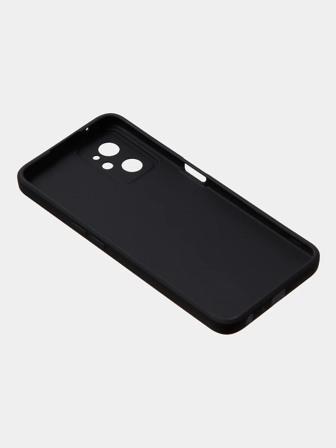 Черный чехол для Realme 9i (4G)/ Oppo A36 / Oppo A96 (4G) матовый с дополнительной защитой камеры