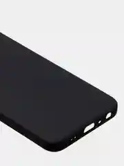Черный чехол для Realme 9i (4G)/ Oppo A36 / Oppo A96 (4G) матовый с дополнительной защитой камеры