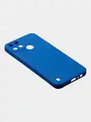 Зеленый чехол для Realme C21Y, матовый, с дополнительной защитой камеры