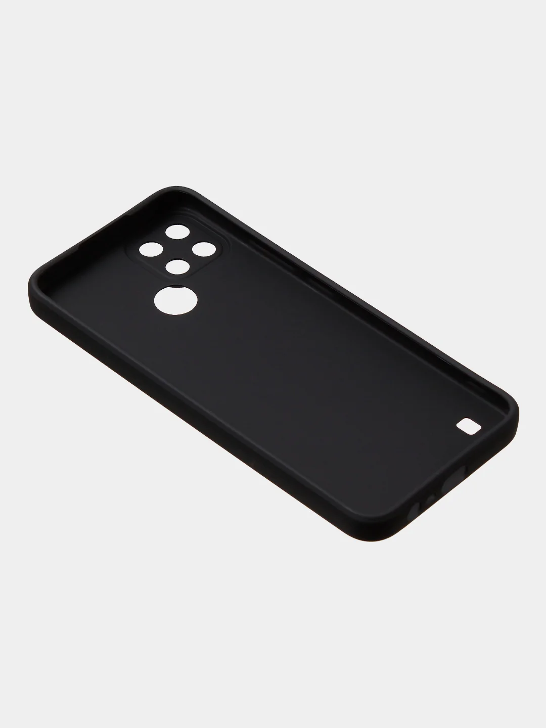 Черный чехол для Realme C21Y, матовый, с дополнительной защитой камеры
