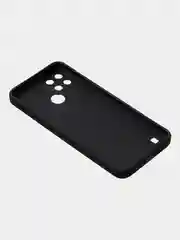 Черный чехол для Realme C21Y, матовый, с дополнительной защитой камеры