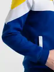 Синий толстовка с капюшоном мужская