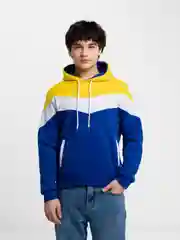 Синий толстовка с капюшоном мужская