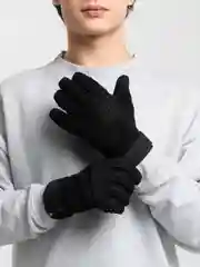 Черный перчатки тактические с защитой костяшек утепленные