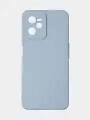 Голубой чехол для Realme C35 / Realme Narzo 50A Prime, матовый, с дополнительной защитой камеры