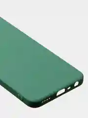 Зеленый чехол для Realme C35 / Realme Narzo 50A Prime, матовый, с дополнительной защитой камеры