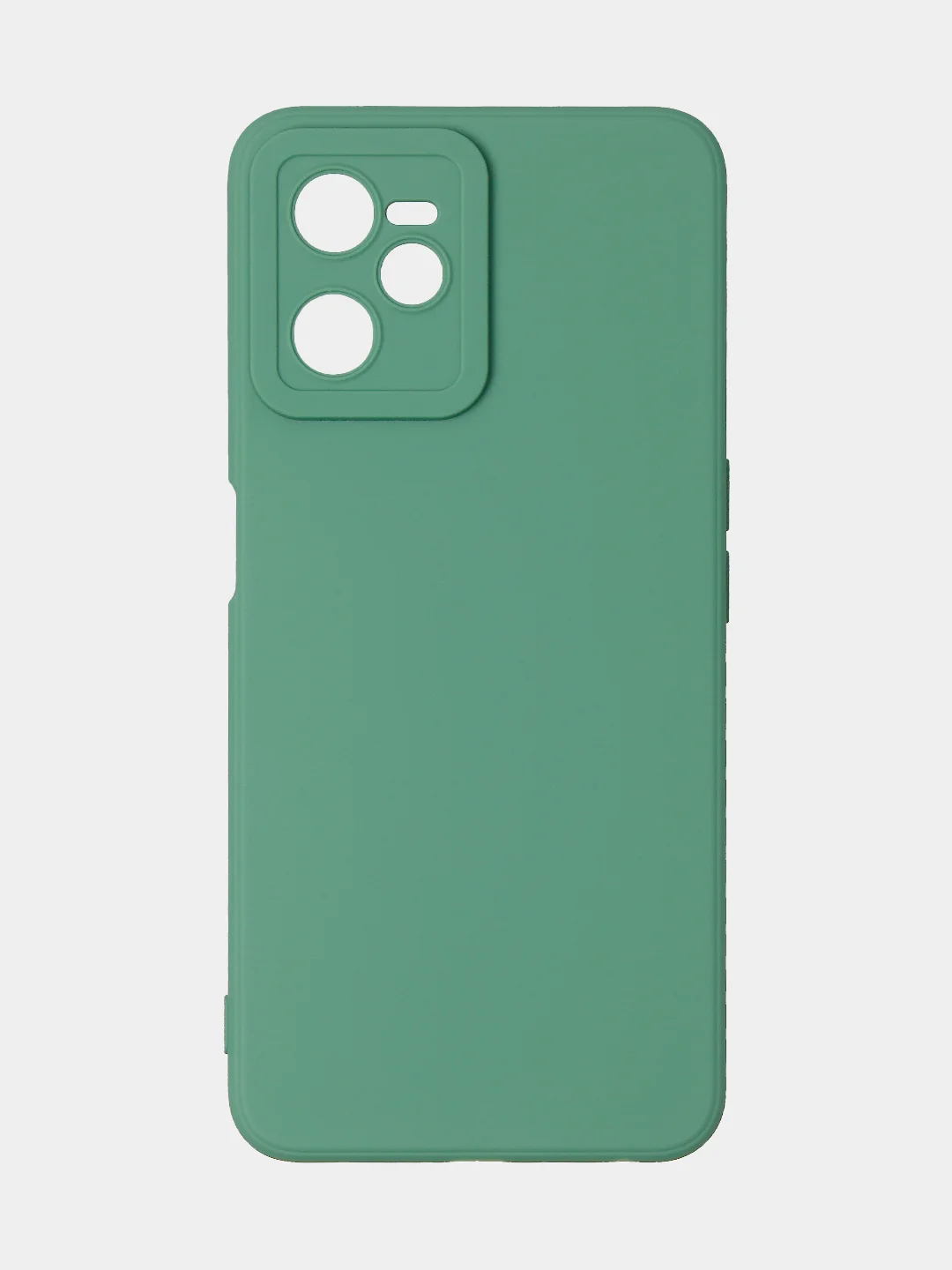 Зеленый чехол для Realme C35 / Realme Narzo 50A Prime, матовый, с дополнительной защитой камеры