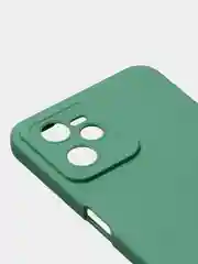 Зеленый чехол для Realme C35 / Realme Narzo 50A Prime, матовый, с дополнительной защитой камеры