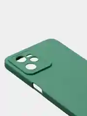 Зеленый чехол для Realme C35 / Realme Narzo 50A Prime, матовый, с дополнительной защитой камеры
