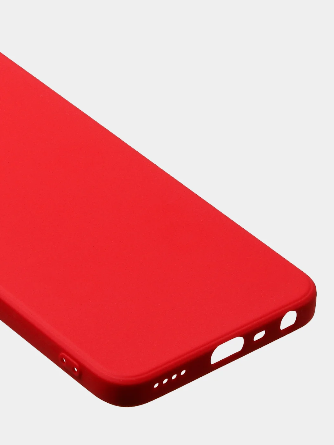 Красный чехол для Realme C35 / Realme Narzo 50A Prime, матовый, с дополнительной защитой камеры