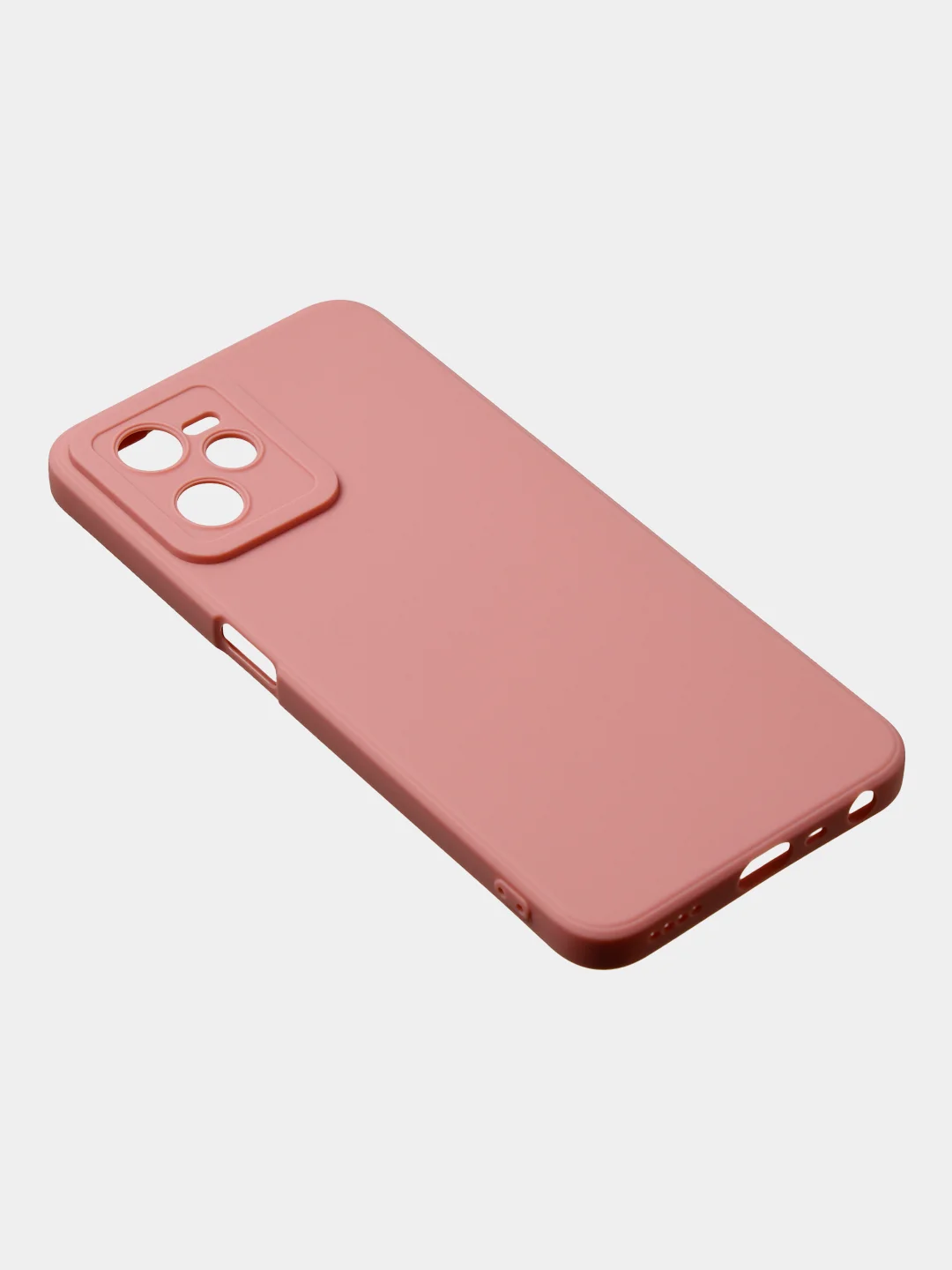 Пудровый чехол для Realme C35 / Realme Narzo 50A Prime, матовый, с дополнительной защитой камеры