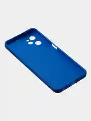 Синий чехол для Realme C35 / Realme Narzo 50A Prime, матовый, с дополнительной защитой камеры