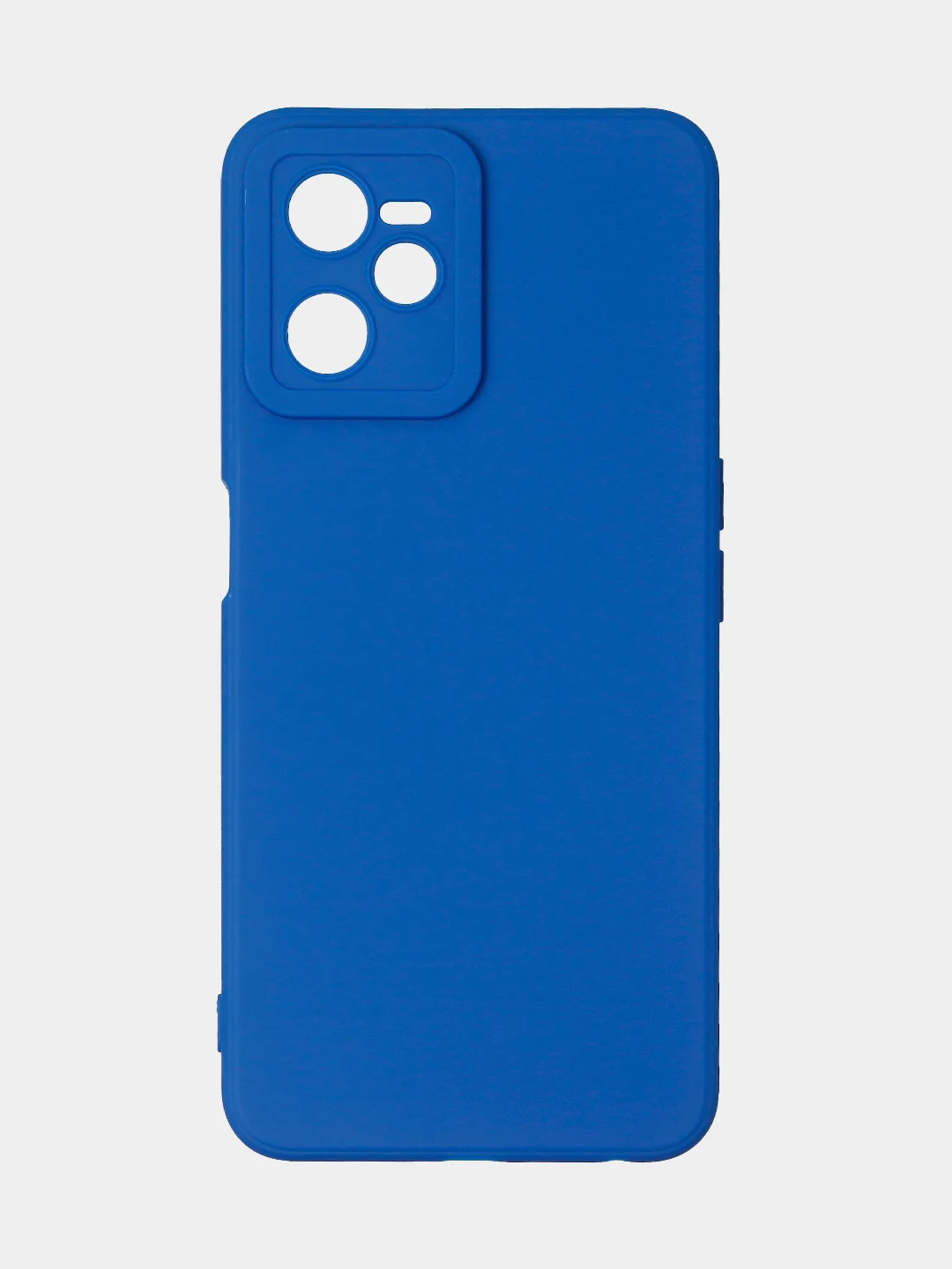 Синий чехол для Realme C35 / Realme Narzo 50A Prime, матовый, с дополнительной защитой камеры