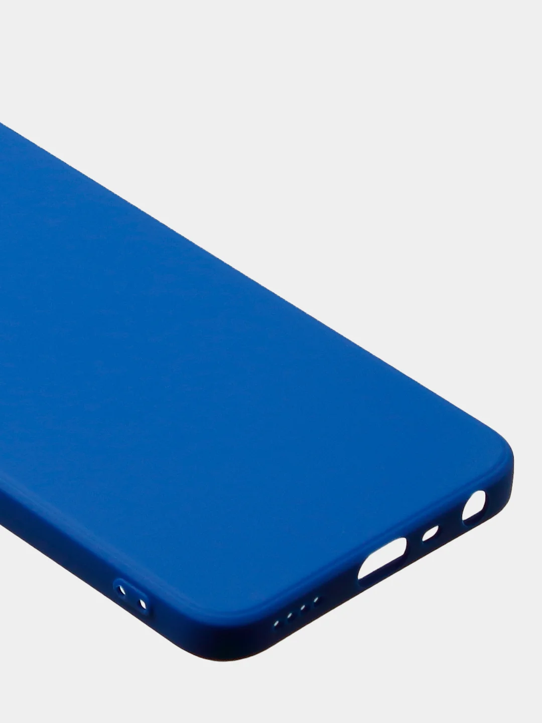 Синий чехол для Realme C35 / Realme Narzo 50A Prime, матовый, с дополнительной защитой камеры