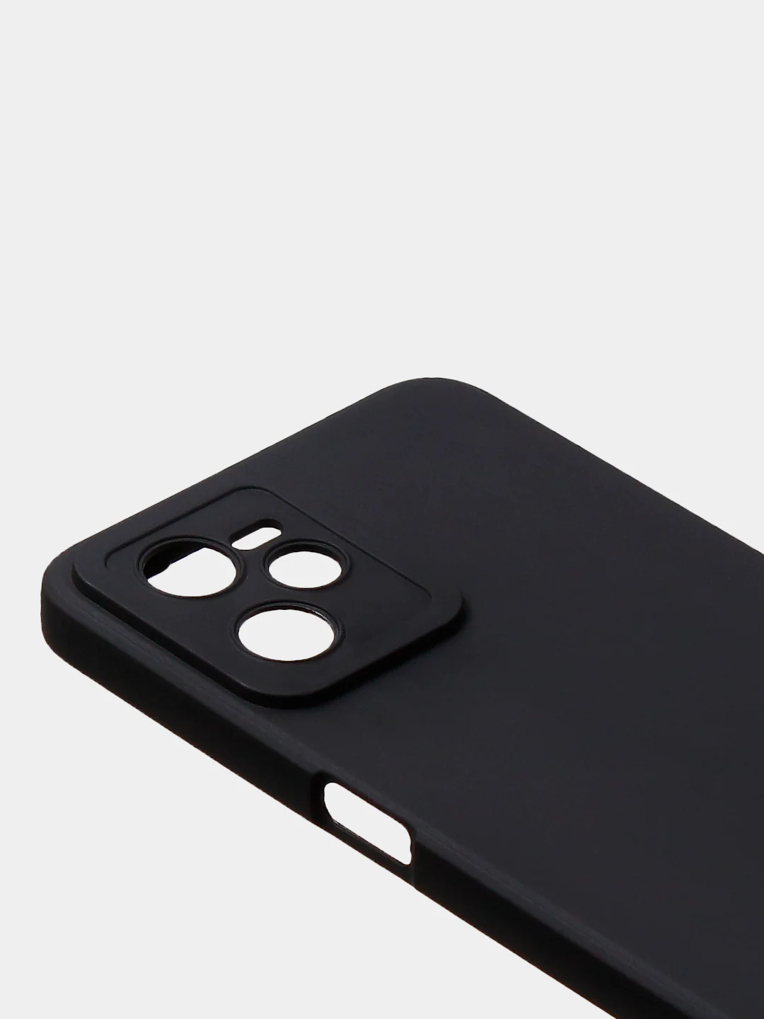 Черный чехол для Realme C35 / Realme Narzo 50A Prime, матовый, с дополнительной защитой камеры