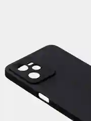 Черный чехол для Realme C35 / Realme Narzo 50A Prime, матовый, с дополнительной защитой камеры