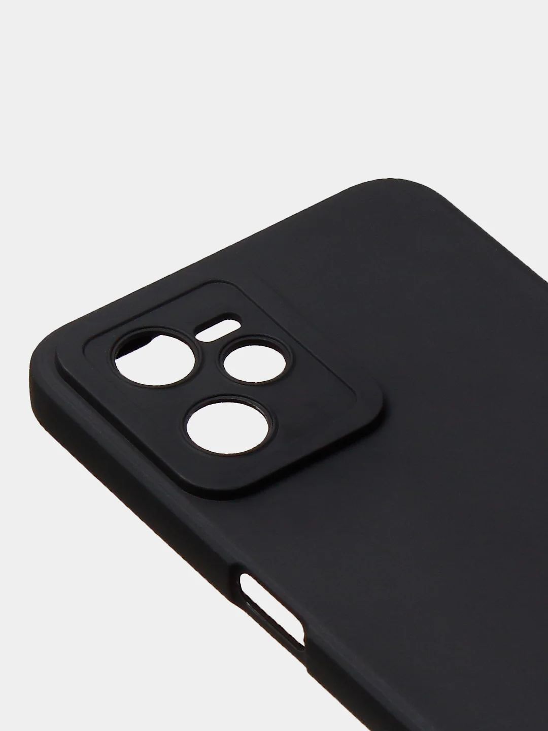 Черный чехол для Realme C35 / Realme Narzo 50A Prime, матовый, с дополнительной защитой камеры