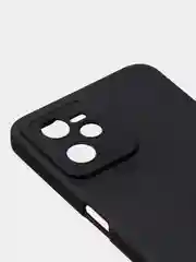 Черный чехол для Realme C35 / Realme Narzo 50A Prime, матовый, с дополнительной защитой камеры