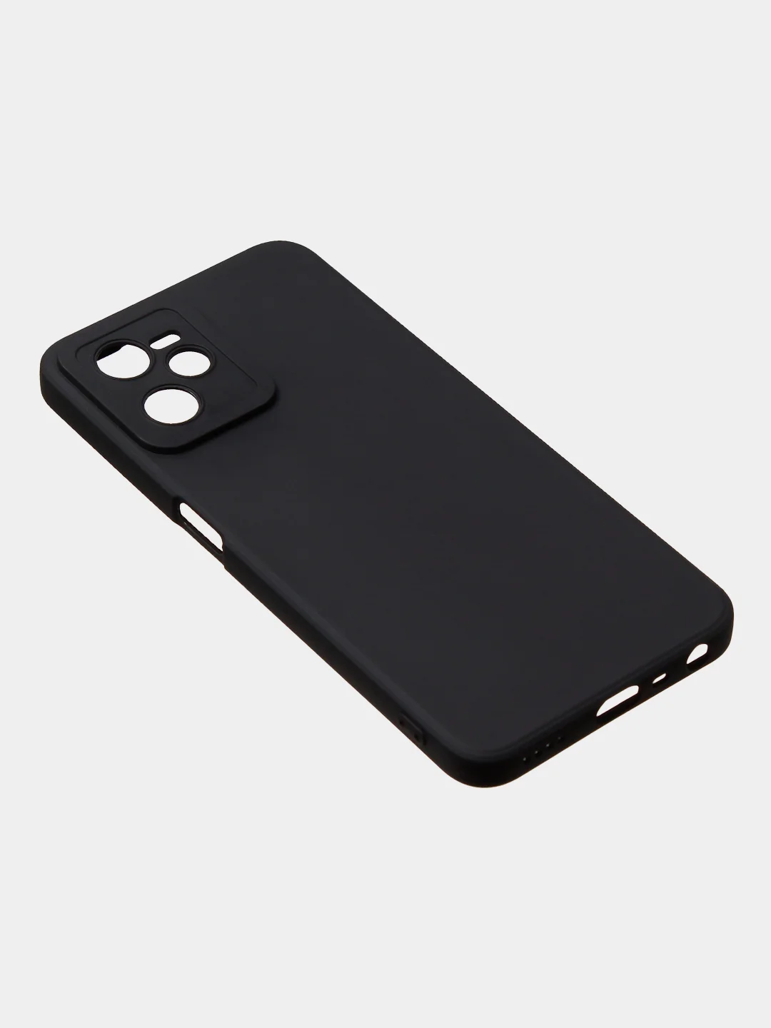 Черный чехол для Realme C35 / Realme Narzo 50A Prime, матовый, с дополнительной защитой камеры