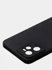 Черный чехол для Realme C35 / Realme Narzo 50A Prime, матовый, с дополнительной защитой камеры